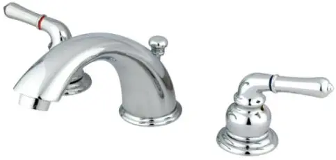 Kingston Brass KB961 Magellan II Widespread Lavatory Faucet 8-Inch to 16-Inch Centers, Polished Chrome