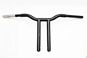 Dominator Industries 1 1/4 inch MX-T Bar, 14 inch Rise, Gloss Black for 1996-2018 Dyna, Softail and Sportster