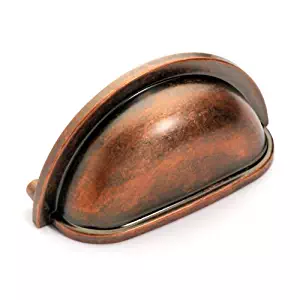 Dynasty Hardware P-2769-AC Antique Copper Cabinet Hardware Bin Pull (25 Pack)