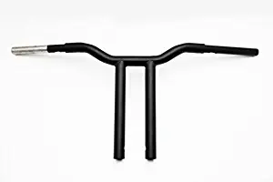 Dominator Industries 1 1/4 inch MX-T Bar, 14 inch Rise, Flat Black For 1996-2018 Dyna, Softail and Sportster