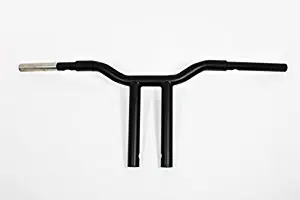 Dominator Industries 1 1/4 inch MX-T Bar, 12 inch Rise, Flat Black For 1996-2018 Dyna, Softail and Sportster