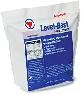 SAVOGRAN 12832 4-1/2LB FLR Leveler, 4-1/2 lb, White to Off-White