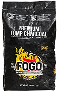 Fogo FB4 FogoB4 Hardwood Lump Charcoal, Small, Black