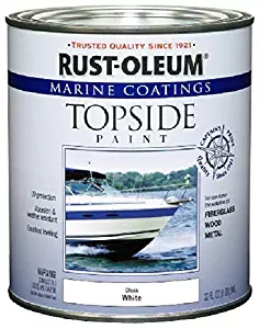 Rust-Oleum 206999 Marine Topside Paint, Gloss White, 1-Quart