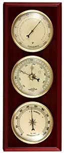 Ambient Weather YG315 Cherry Finish Dial Traditional Weather Station