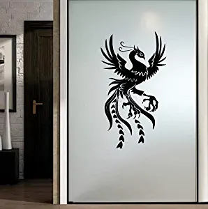 In-Style Decals Wall Vinyl Decal Home Decor Art Sticker Phoenix Bird Symbol of Immortality Any Room Removable Tribal Stylish Mural Unique Design 791