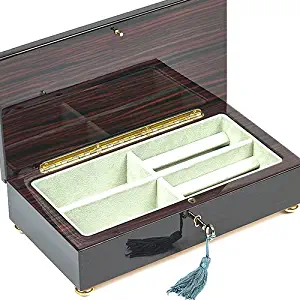 Bello Collezioni - Spello Luxury Mahogany Men's/Women's Jewelry Box from Italy.