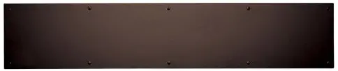 Baldwin 2000.0630 6 Inch x 30 Inch Solid Brass Kick Plate, Venetian Bronze