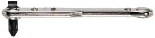 General Tools 807SX 1/4-Inch Straight and No. 2 Crosspoint Ratchet Offset Screwdriver