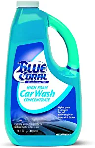 Blue Coral WC107G High Foam Car Wash Concentrate, 64 oz.