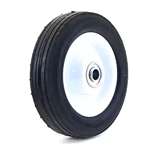 Arnold 6-Inch Steel Wheel with Ribbed Tread - 50lb. Load-Rating
