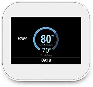 Smart Touchscreen WiFi Programmable Home Thermostat MC6, Works with Alexa, White