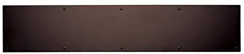 Baldwin 20001120634 2000 Kick Plate, Venetian Bronze