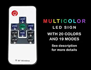 ADVPRO Multi Color i206-c Recording On The Air Radio Studio Neon LED Sign with Remote Control, 20 Colors, 19 Dynamic Modes, Speed & Brightness Adjustable, Demo Mode, Auto Save Function