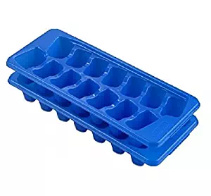 Sterilite 72620024 Blue Stacking/Nesting Ice Cube Trays 2 Count