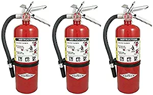 Amerex (3 Pack) B500, 5lb ABC Dry Chemical Class A B C Fire Extinguisher