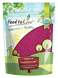 Organic Red Dragon Fruit Powder, 1 Pound — Non-GMO, Freeze-Dried Pitaya, Raw Pitahaya, Vegan Superfood, Bulk, Non-Irradiated, Rich in Vitamins and Minerals, Great for Drinks
