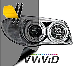 VViViD Air-Tint Headlight/Tail Light Window Tint (16" x 48" (w/Tools), Smoke Black)