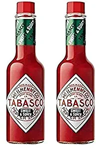 Tabasco Sweet & Spicy Pepper Sauce 5 oz (Pack of 2)