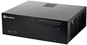 Silverstone SST-GD04B USB 3.0 - Grandia HTPC Micro ATX Computer Case, Silent High Airflow Performance, Black