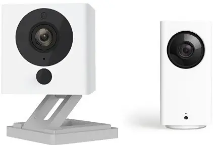 Wyze Cam Pan 1080p Pan/Tilt/Zoom with Wyze Cam v2 1080p Indoor Smart Home Camera