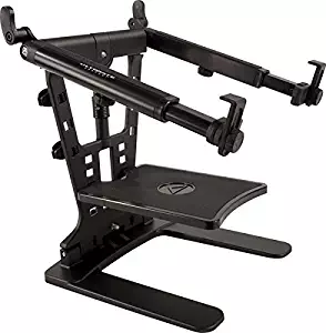 Ultimate Support Hyperstation QR Hyper Series Desktop and 5/8” Thread Mountable Laptop/DJ Stand